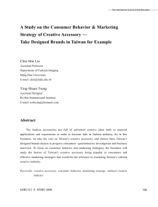 A Study on the Consumer Behavior & Marketing Strategy of Creative