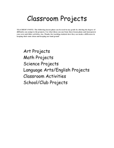 Classroom Projects - Oklahoma Department of Transportation