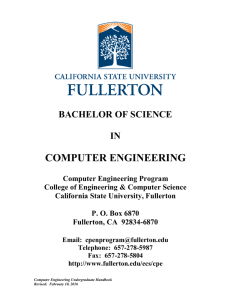 Handbook - California State University, Fullerton