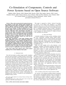 Co-Simulation of Components, Controls and Power