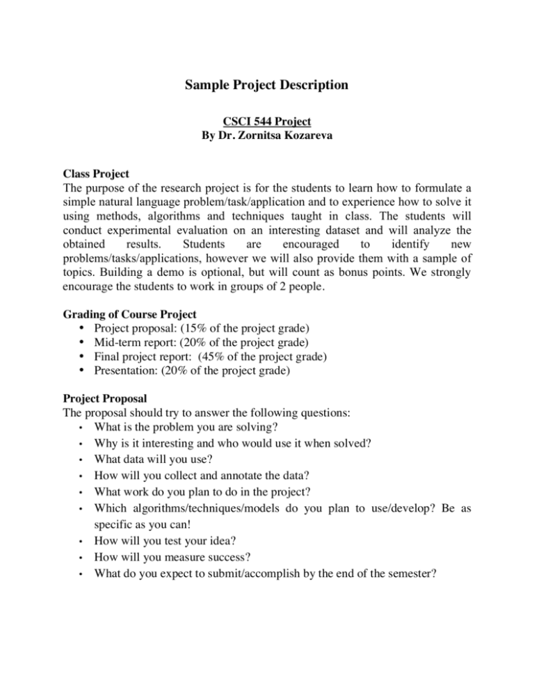 Sample Project Description In Resume Sutajoyob