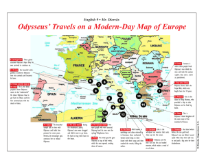 Odysseus' Travels on a Modern