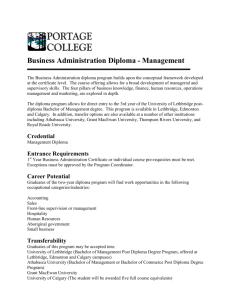 Business Administration Diploma - Management