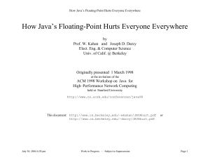 How Java's Floating-Point Hurts Everyone Everywhere