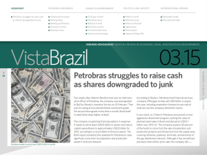 petrobras struggles to raise cash as shares downgraded to junk