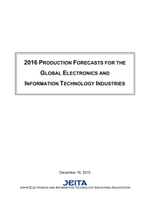 2016 Production Forecasts for the Global Electronics and