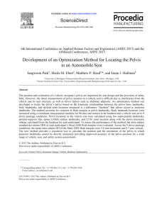 Development of an Optimization Method for Locating the Pelvis in an