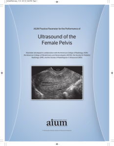 Ultrasound of the Female Pelvis