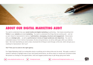 about our digital marketing audit