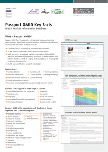 Passport GMID Key Facts - University of Exeter Business School
