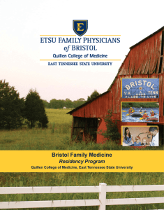 Bristol Family Medicine - East Tennessee State University