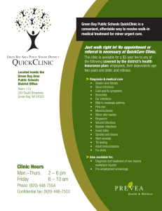 quickclinic - Green Bay Area Public School District