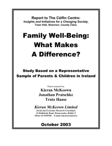 Family Well-Being: What Makes A Difference?