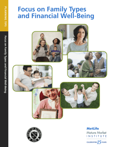 Focus on Family Types and Financial Well-Being