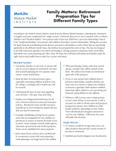 Family Matters: Retirement Preparation Tips for Different Family Types