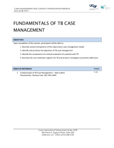 fundamentals of tb case management