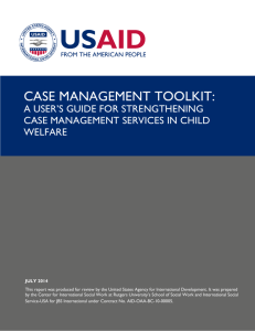 case management toolkit - International Social Service