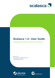 Scalasca User's Guide