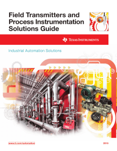 Field Transmitters and Process Instrumentation