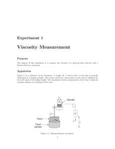 Viscosity Measurement