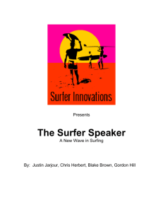 The Surfer Speaker
