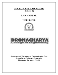 microwave_VISem_ECE - Dronacharya College of Engineering