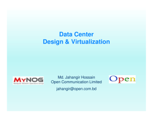 Data Center Design & Virtualization