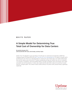 A Simple Model for Determining True Total Cost of Ownership for