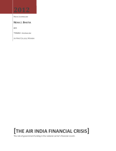 The Air India Financial Crisis