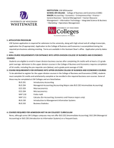 business majors - University of Wisconsin Whitewater