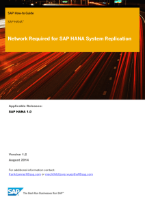 How To Delta Merge for SAP HANA and SAP NetWeaver BW