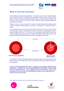 What is full cost recovery? - Wales Council for Voluntary Action