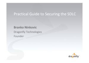Practical Guide to Securing the SDLC