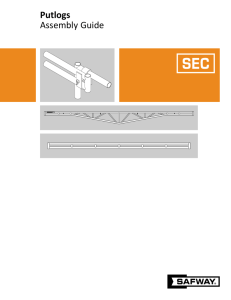 Putlogs Assembly Guide