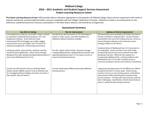 Midland College 2010 – 2011 Academic and Student Support