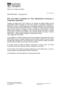 NTU and Fellini Foundation_PRESS RELEASE_FINAL