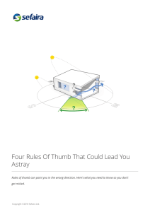 Four Rules Of Thumb That Could Lead You Astray