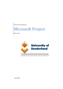 Microsoft Project Guide - DocuShare