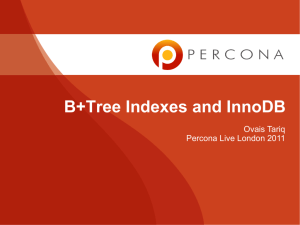 B+Tree Indexes and InnoDB