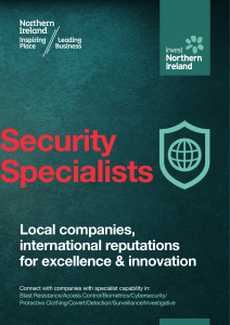 Security Specialists Brochure