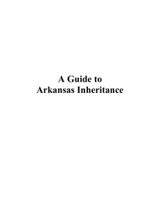 A Guide To Arkansas Inheritance