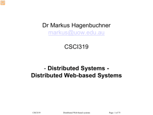 Distributed Web