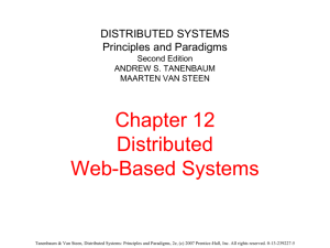 Chapter 12 Distributed Web