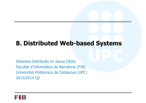 8. Distributed Web-based Systems