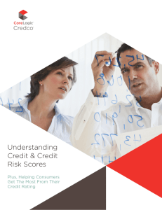 Understanding Credit & Credit Risk Scores
