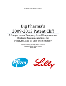 Big Pharma's 2009-2013 Patent Cliff