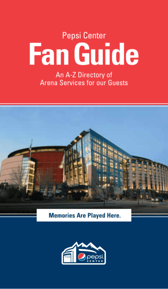 Fan Guide Pepsi Center