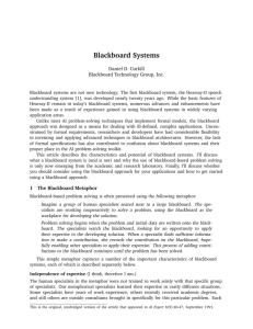 Blackboard Systems