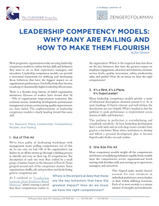 leadership competency models