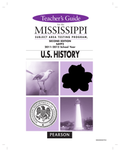 us history - Mississippi Department of Education